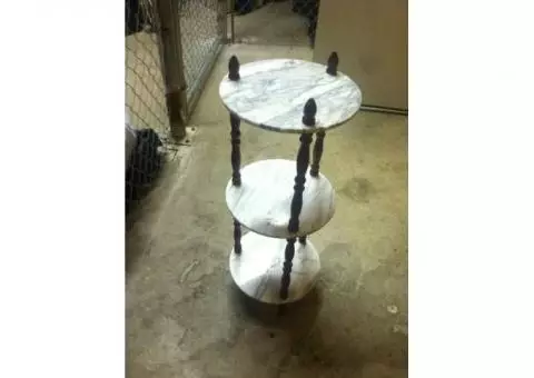 3 Tier Marble Table